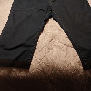 Women's Straight Leg Jeans - Deep Blue